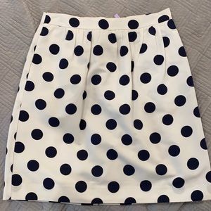 Polka Dot J. Crew Skirt